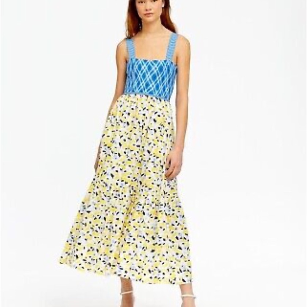 Tanya Taylor Women’s Gianna Dress, poppy fields optic white multi